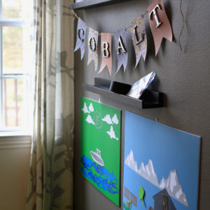 cobalt party decorations