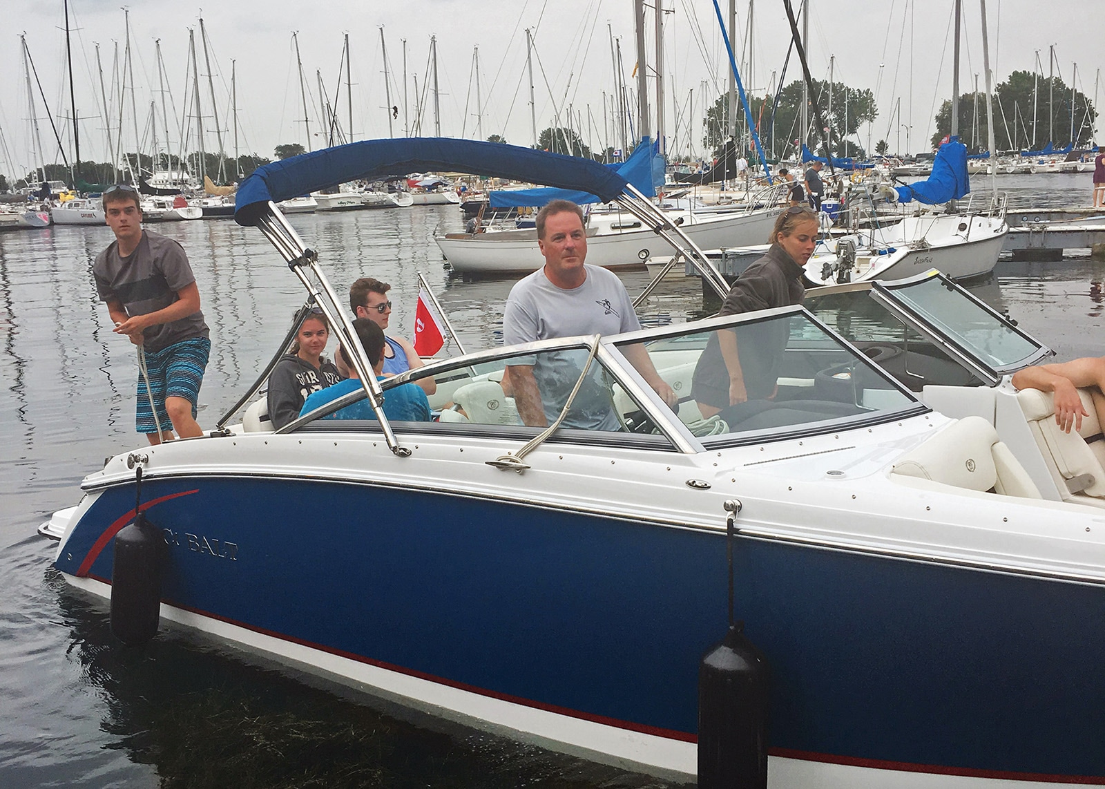 people in a boat