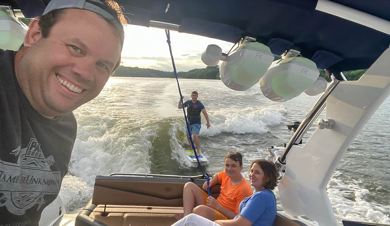 people in a boat
