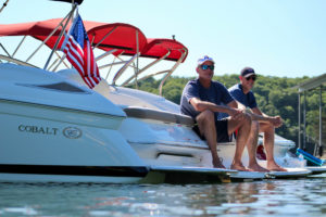 people in a boat