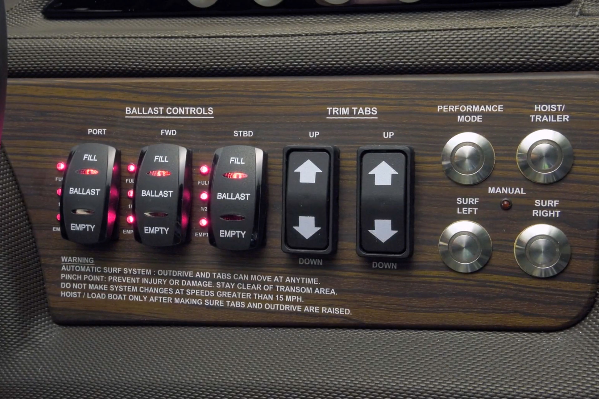 boat controls