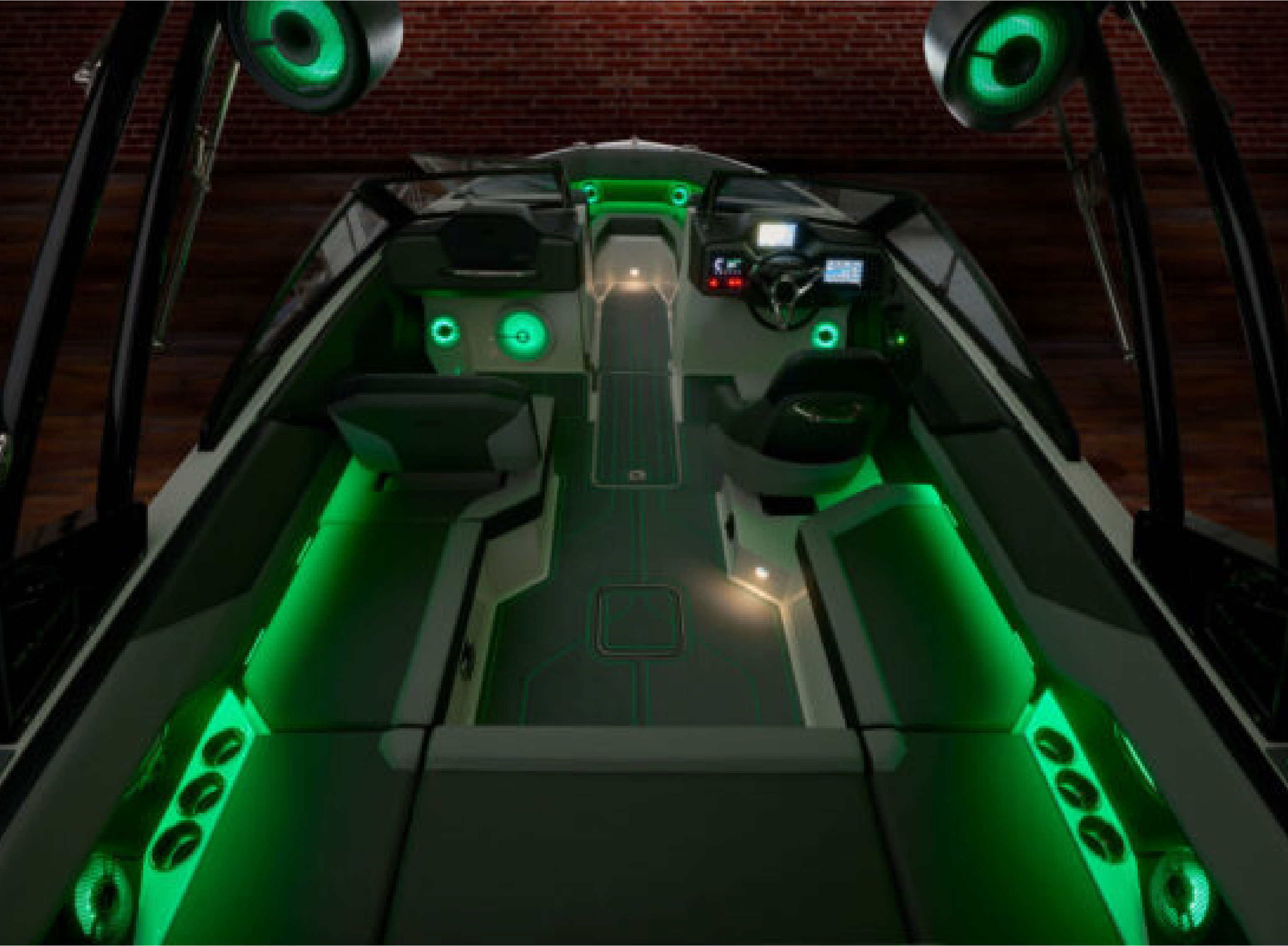 interior lighting of a boat