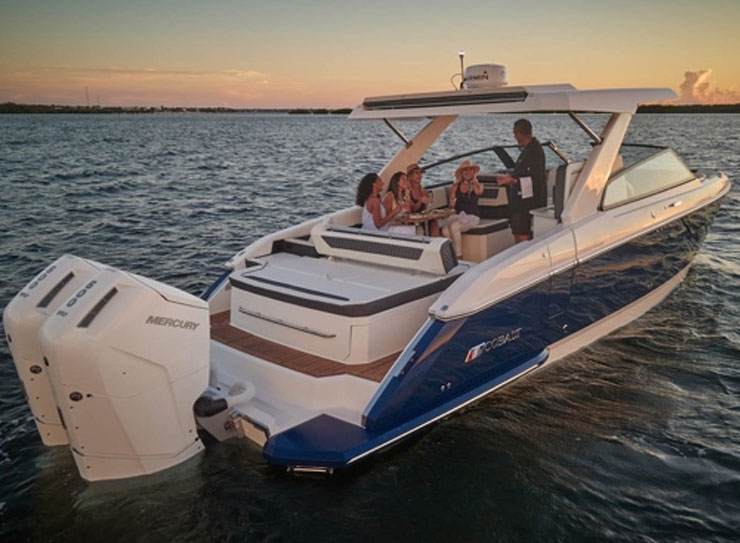 people drinking on boat