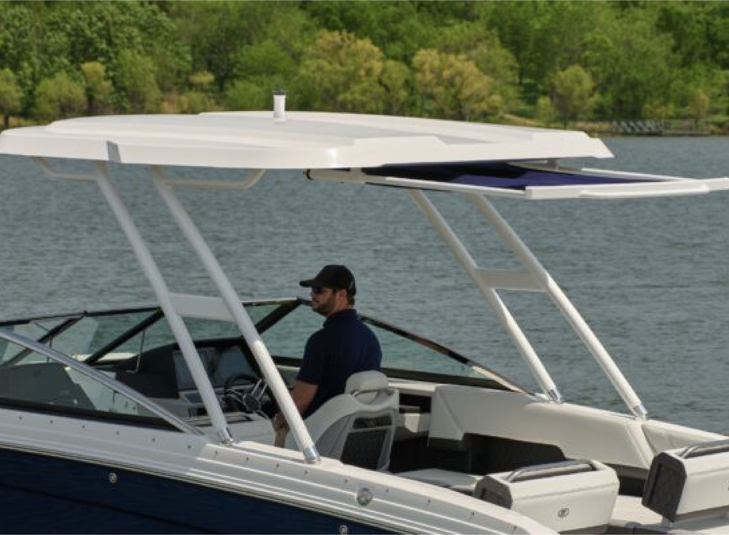 Person on boat