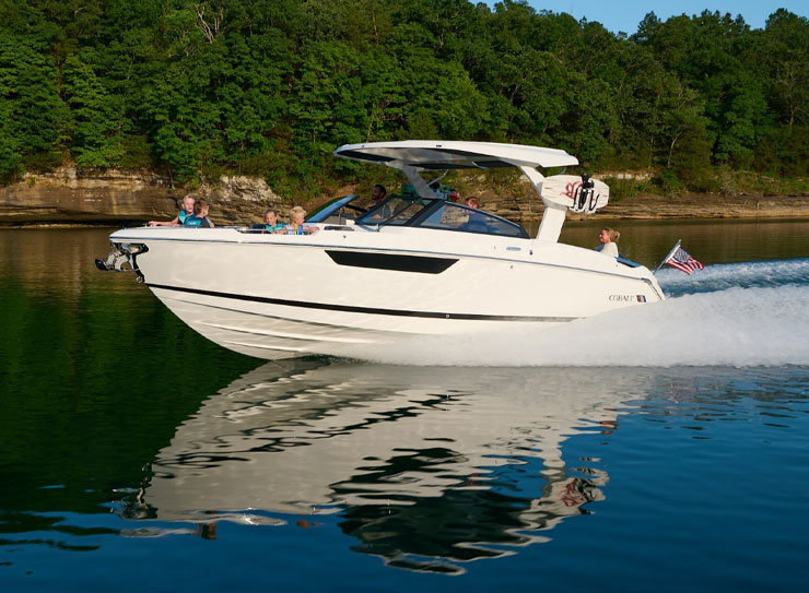 boat out on water