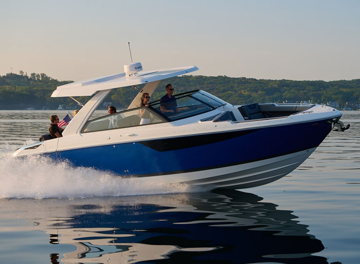 boat out on water
