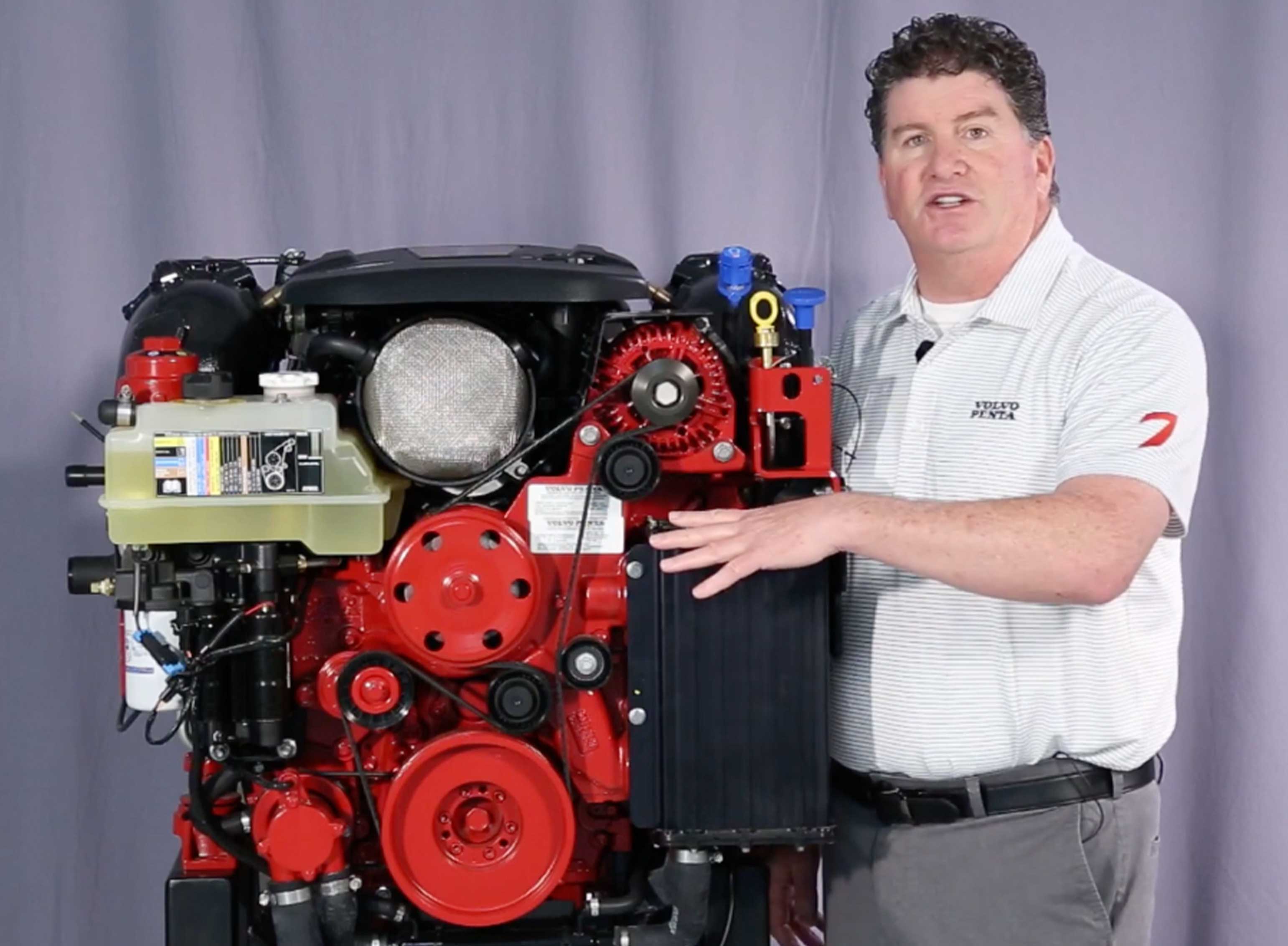 man with engine