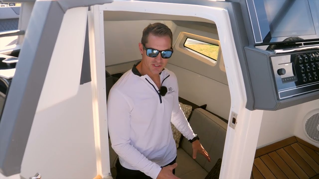 person on a boat