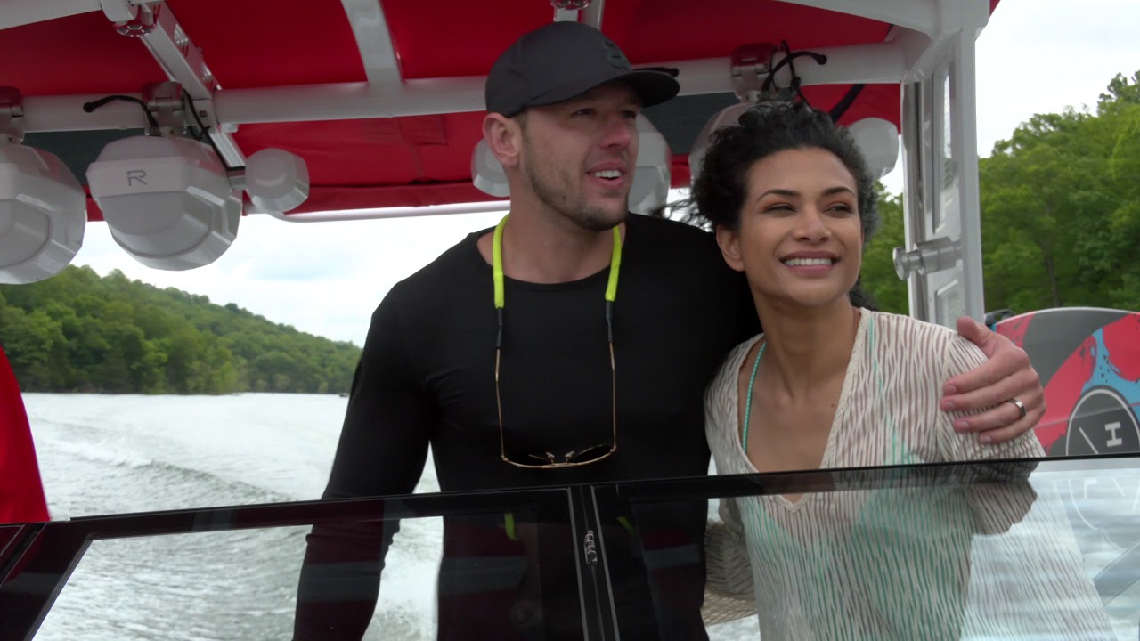 2 people in a boat