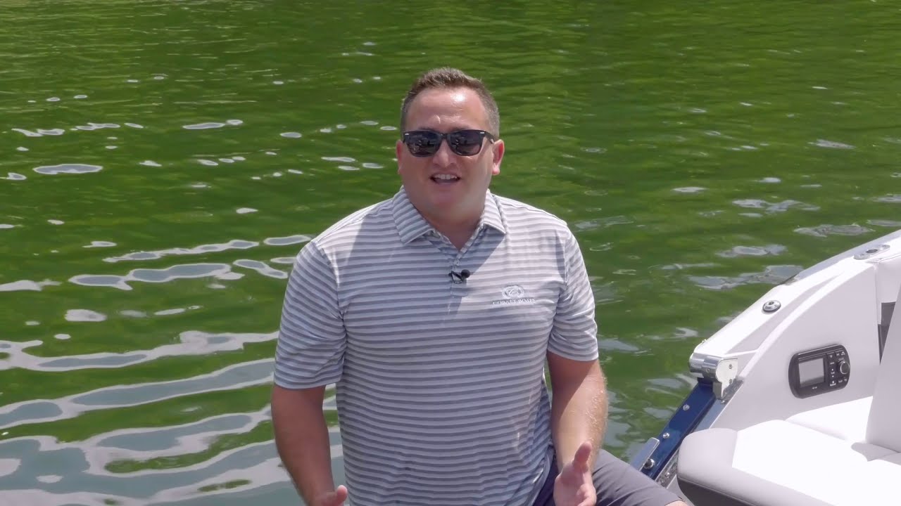 man infront on water