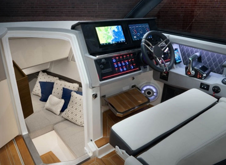 cockpit of boat