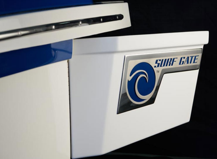 Not just another bowrider: Our patented Surf Gate system makes all the difference.