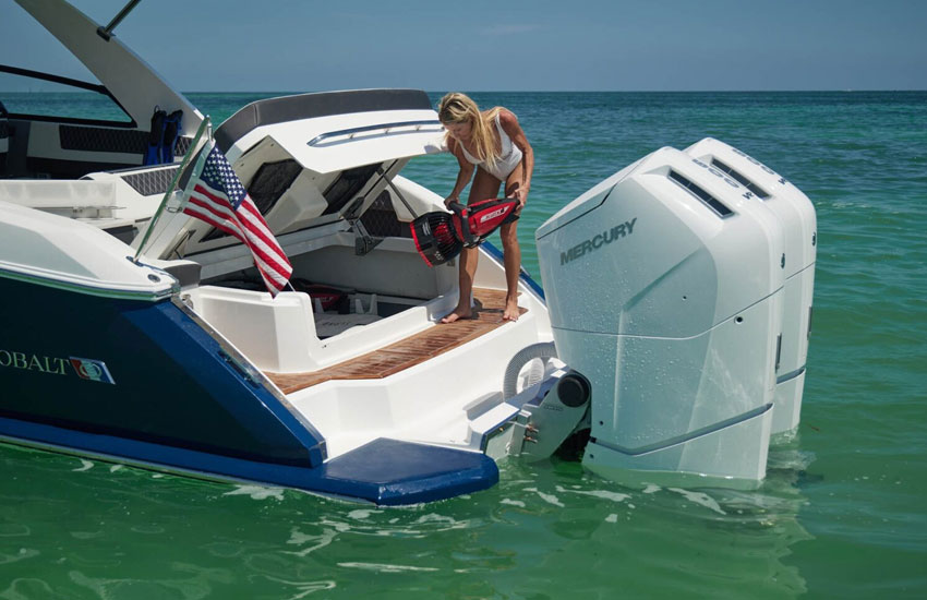 woman on boat