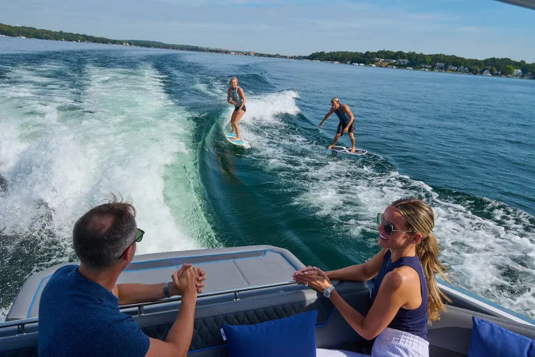 person surfing