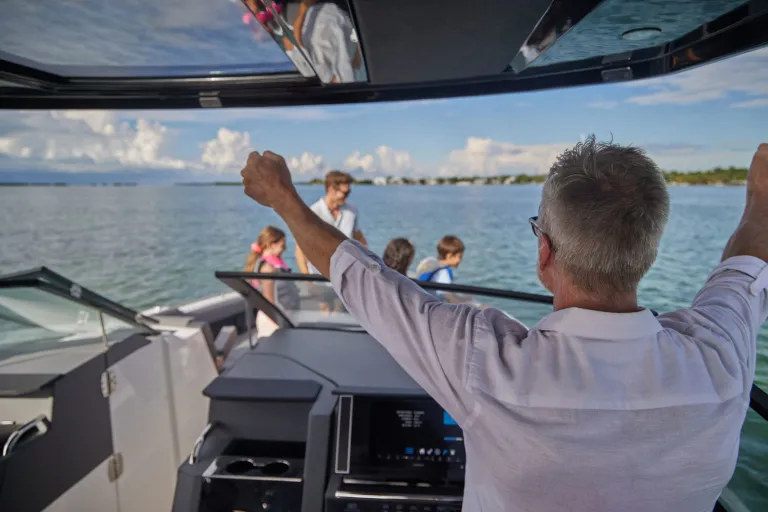people in a boat