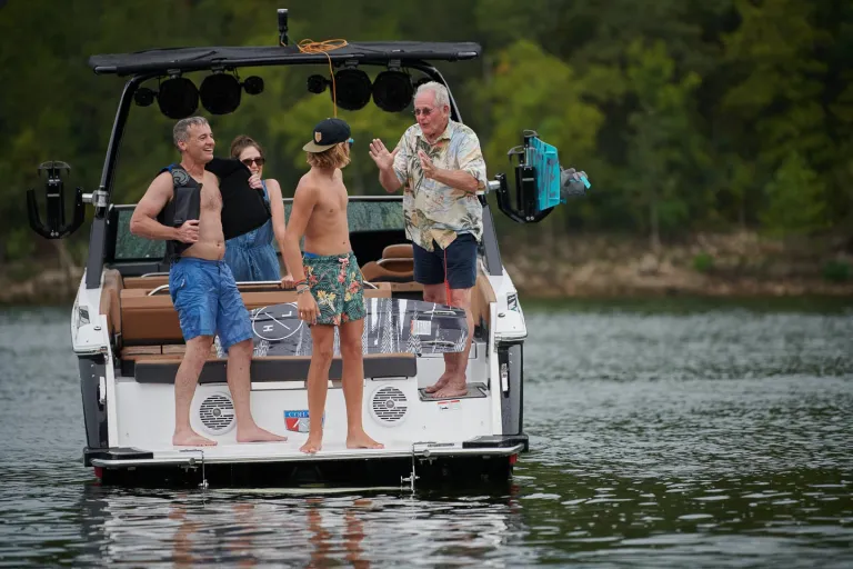 people in a boat