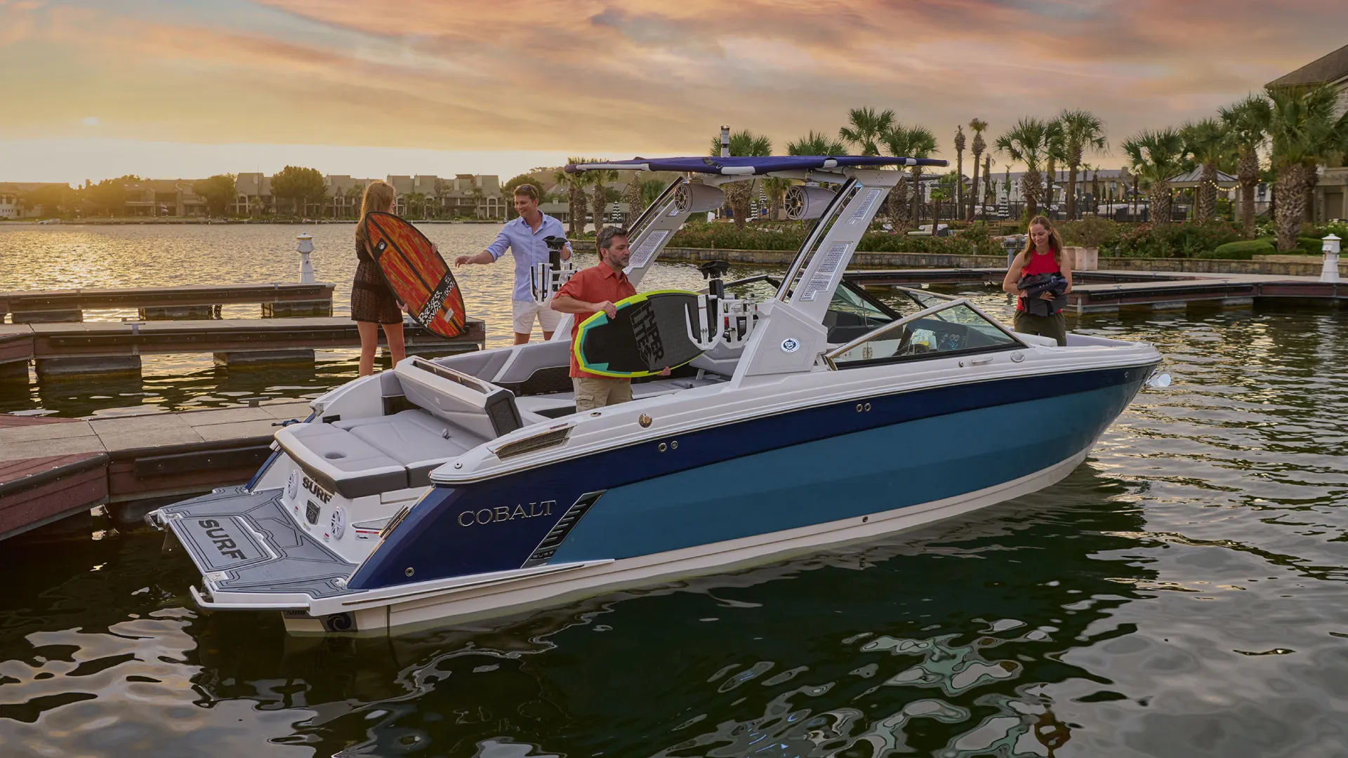 Boat with people
