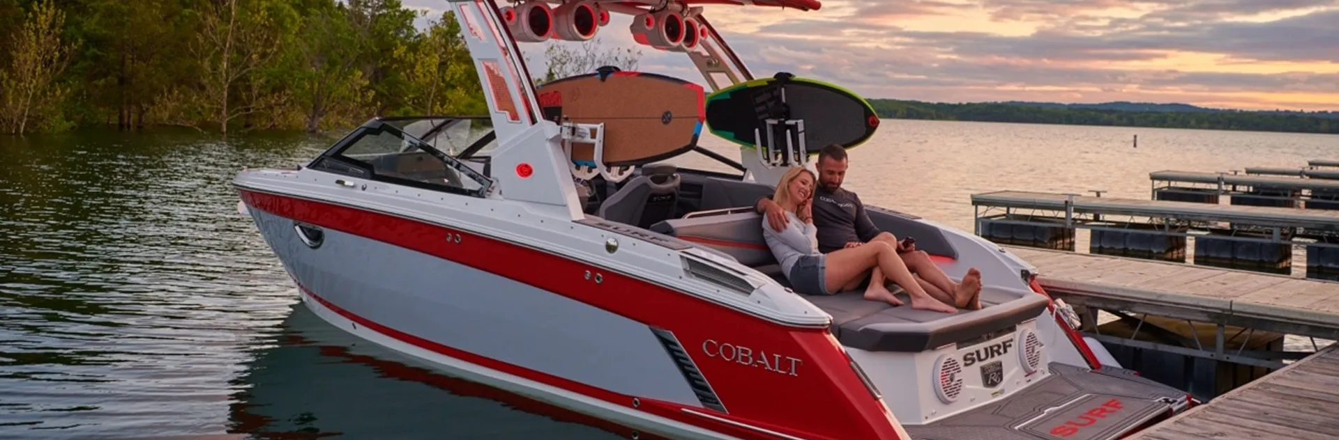 couple on boat